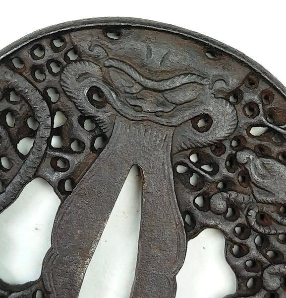 Katana - Cast iron - Signed Taima - Japan - Late Edo Period