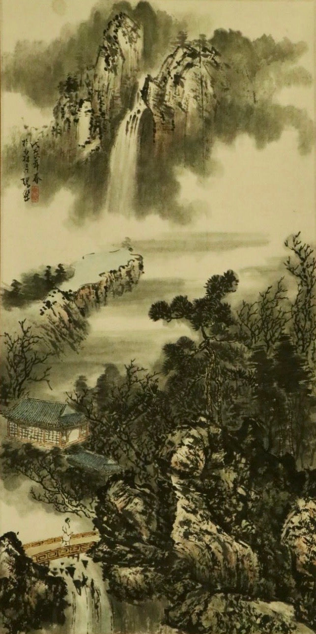 Hanging Scroll Sansui Landscape - China - XX c.