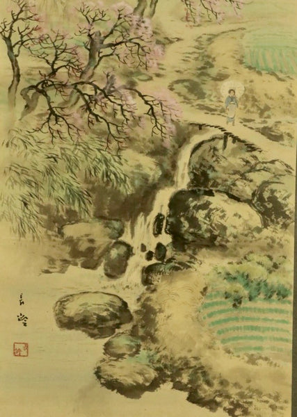 Hanging Scroll Sansui Landscape - Japan - XIX- XX c.