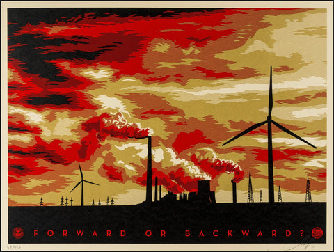 Shepard Fairey (b. 1970)  The Last Mountain