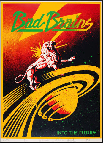 Shepard Fairey (b.1970) Bad Brains: Into the Future