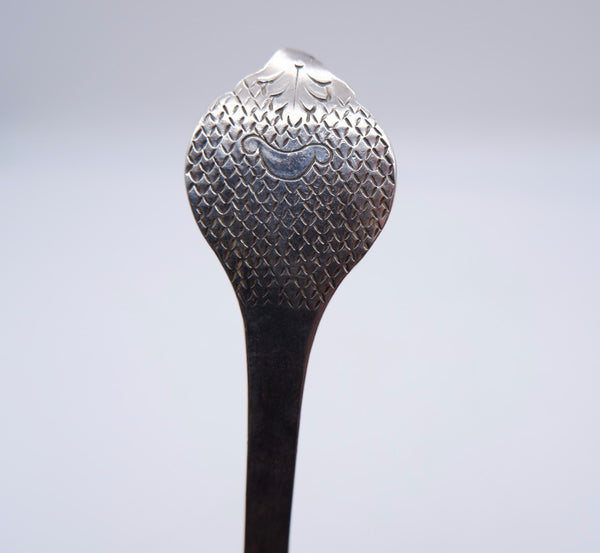 Antique Silver Ceremonial Spoon - India