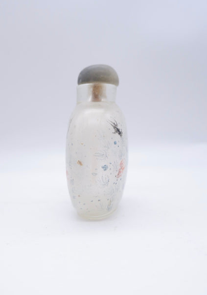 Snuff Bottle Inside Painted Glass, Signed Tang Zichuan c.1892-1896