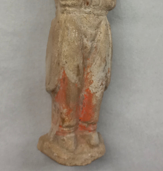 Ceramic Sculpture of a Warrior - Tang Dynasty - China - 618-907 A.D.