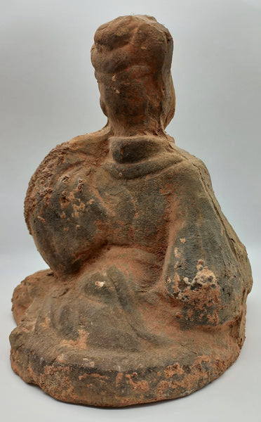 Terracotta Sculpture Funerary Recumbent Figures - Han dynasty - China