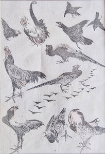 Original Woodblock Print Katsushika Hokusai (1760 - 1849) - Japan - 1814