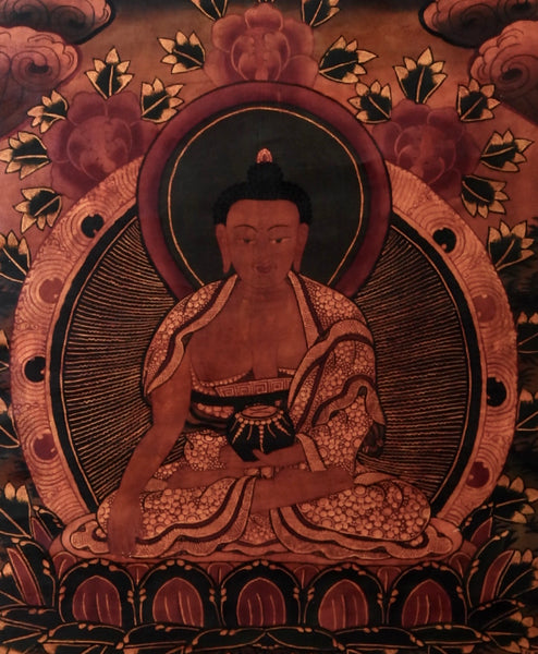 Thangka of Sakyamuni Buddha - Tibet - XIX- XXth c.