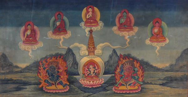 Thangka Ushnishavijaya Nepal XIX c.