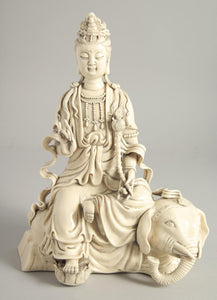 Statue Guanyin Dehua Porcelain  - China - XIX c