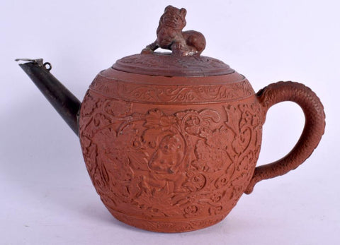 Yixing Pottery Teapot - China-17th/18th c.