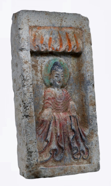 Northern Wei Dynasty Buddha Terracotta - China - 386-534 A.D.