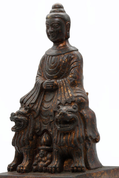 Gilt Bronze Statue Shakyamuni Buddha - Sino Tibetan - 19th c.