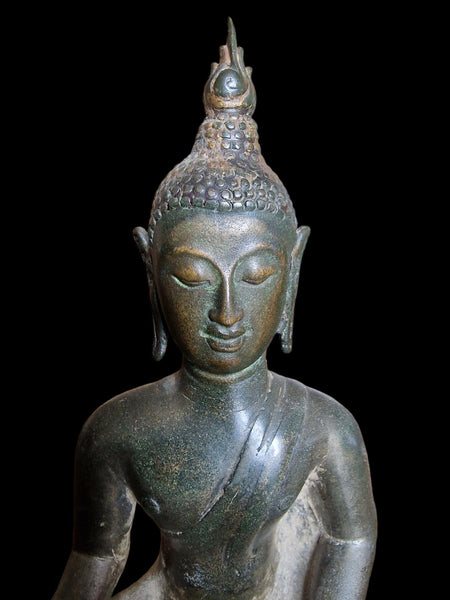 Statue Bronze Buddha Ayutthaya Period - Thailand XV-XVI c.