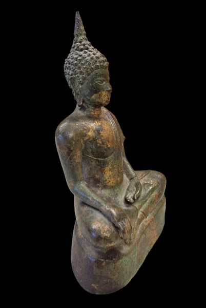 Bronze Statue Buddha Sukhothai Style - Thailand XVIII c.