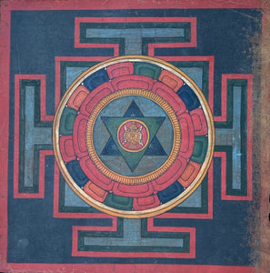 <transcy>Thangka Mandala del Vaso del Tesoro  Tibet XIX sec.</transcy>