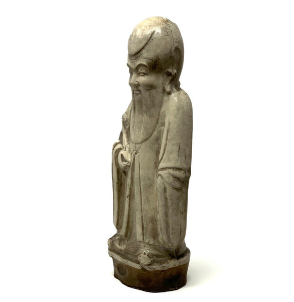 A Jiangsu Ding Ware Figure of Shou Lao, God of Longevity; late Southern Song Dynasty (1127-1279)