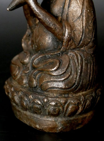 Bronze Sculptures of Karmapa and Sharmapa - Mongolia - XVIII c.