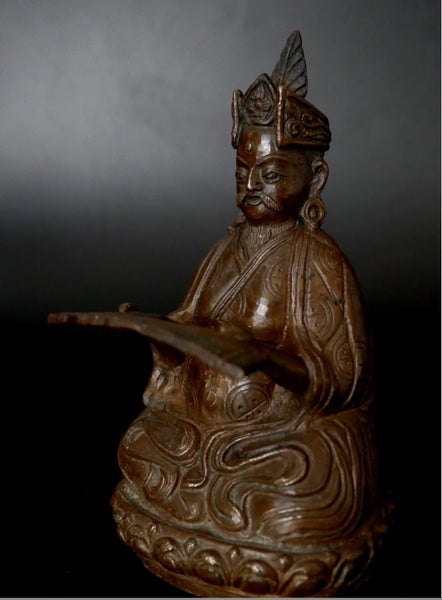 Bronze Sculptures of Karmapa and Sharmapa - Mongolia - XVIII c.