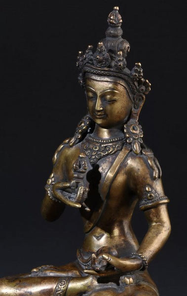 Bronze Gilded Statue Vajrasattva - Nepal - XVII c.